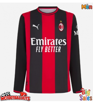 AC Milan Replica Home Stadium Shirt 2026-27 Long Sleeve